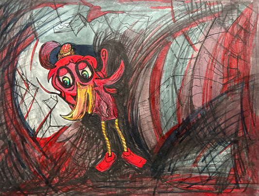 Original, Uncovered Truth  (9x12) Frame Included
