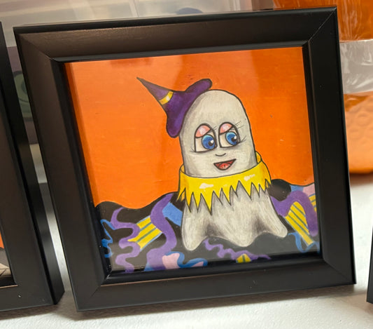 Mini Original, Ghost Witch (4x4) Frame included