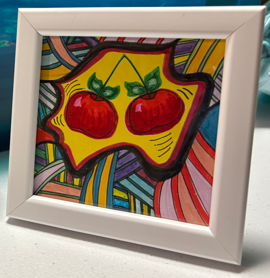 SOLD - Mini Original, Cherries (4x4)