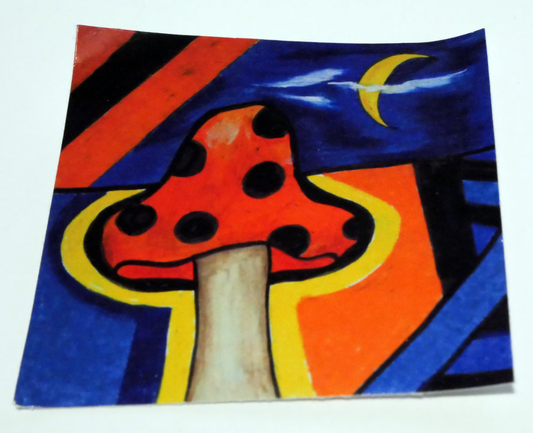 Halloween Mushroom Sticker