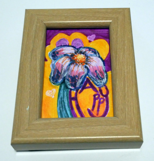 Mini Original, Happy Flower (2x3) Frame Included