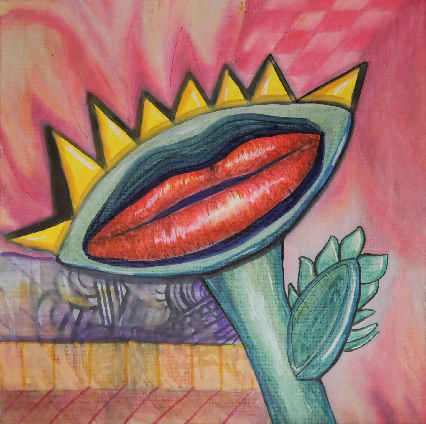 SOLD Original, Listen to Nature, (10x10)