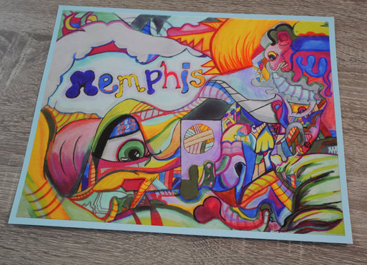 Memphis 8x10 Print