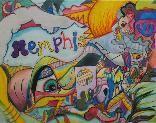 Original, Memphis (14x11) Frame Included