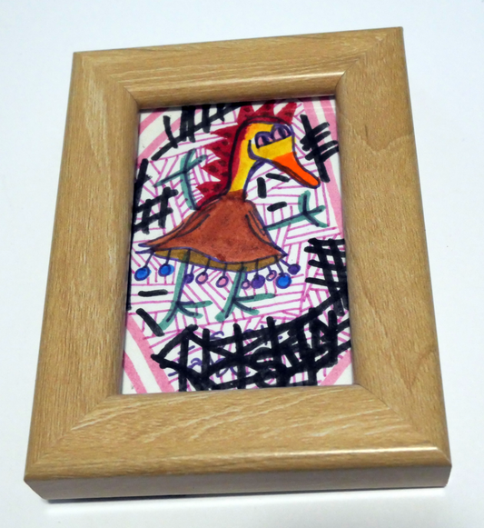 Mini Original, Punk Goose (2x3) Frame Included