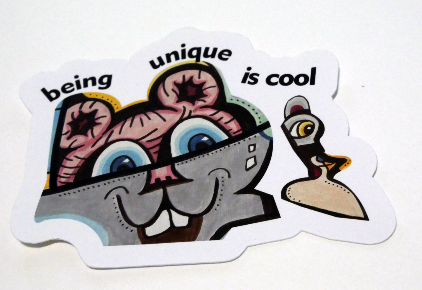 Being Unique is Cool Sticker